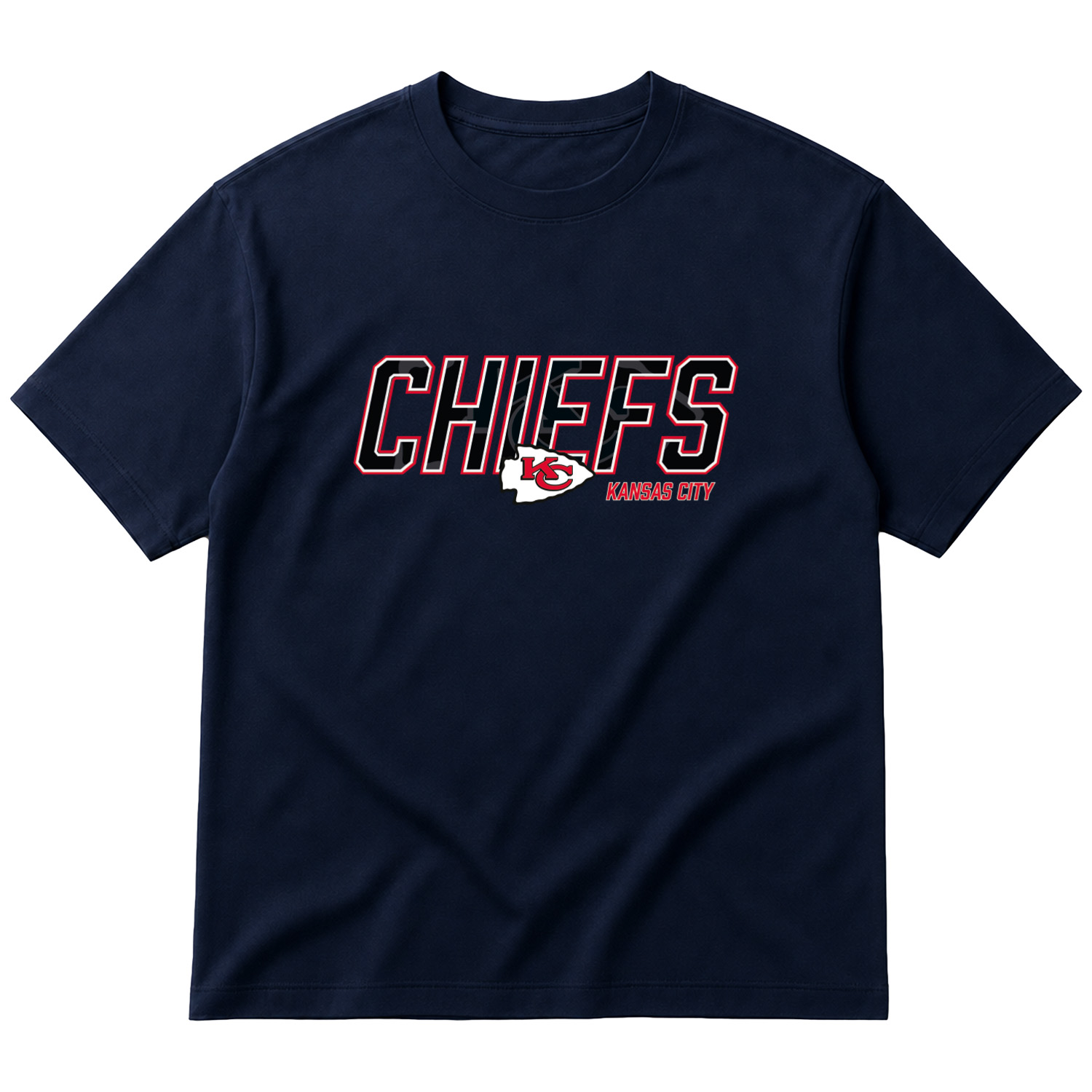 KC Chiefs Oversize Tişört XL - İndigo Mavisi