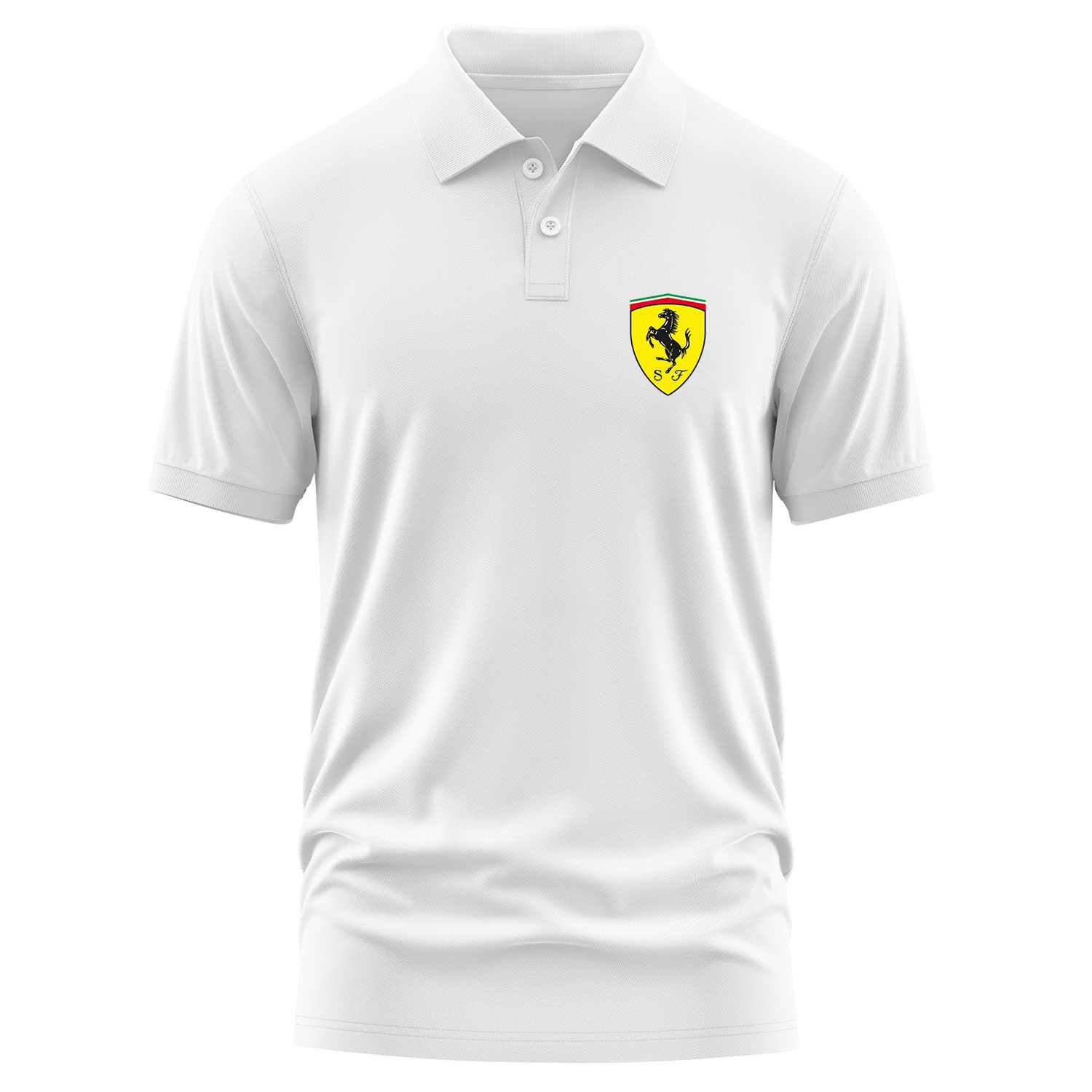 Scuderia Ferrari Polo Tişört S - Beyaz