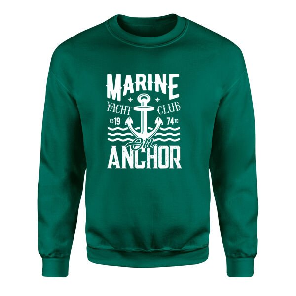 Old Anchor Sweatshirt S - Nefti Yeşili