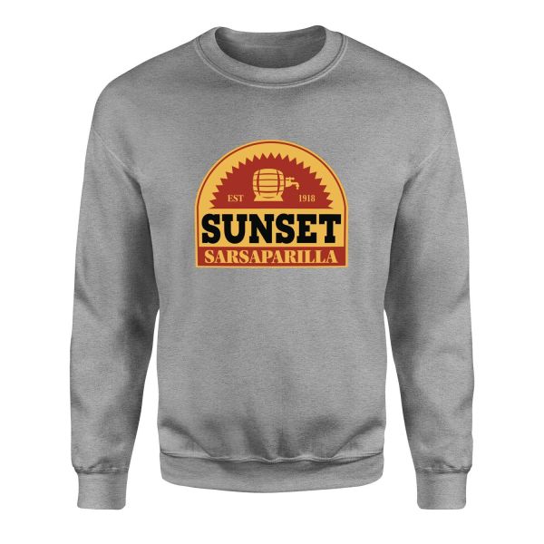 Sunset Sarsaparilla | Fallout Sweatshirt L - Gri