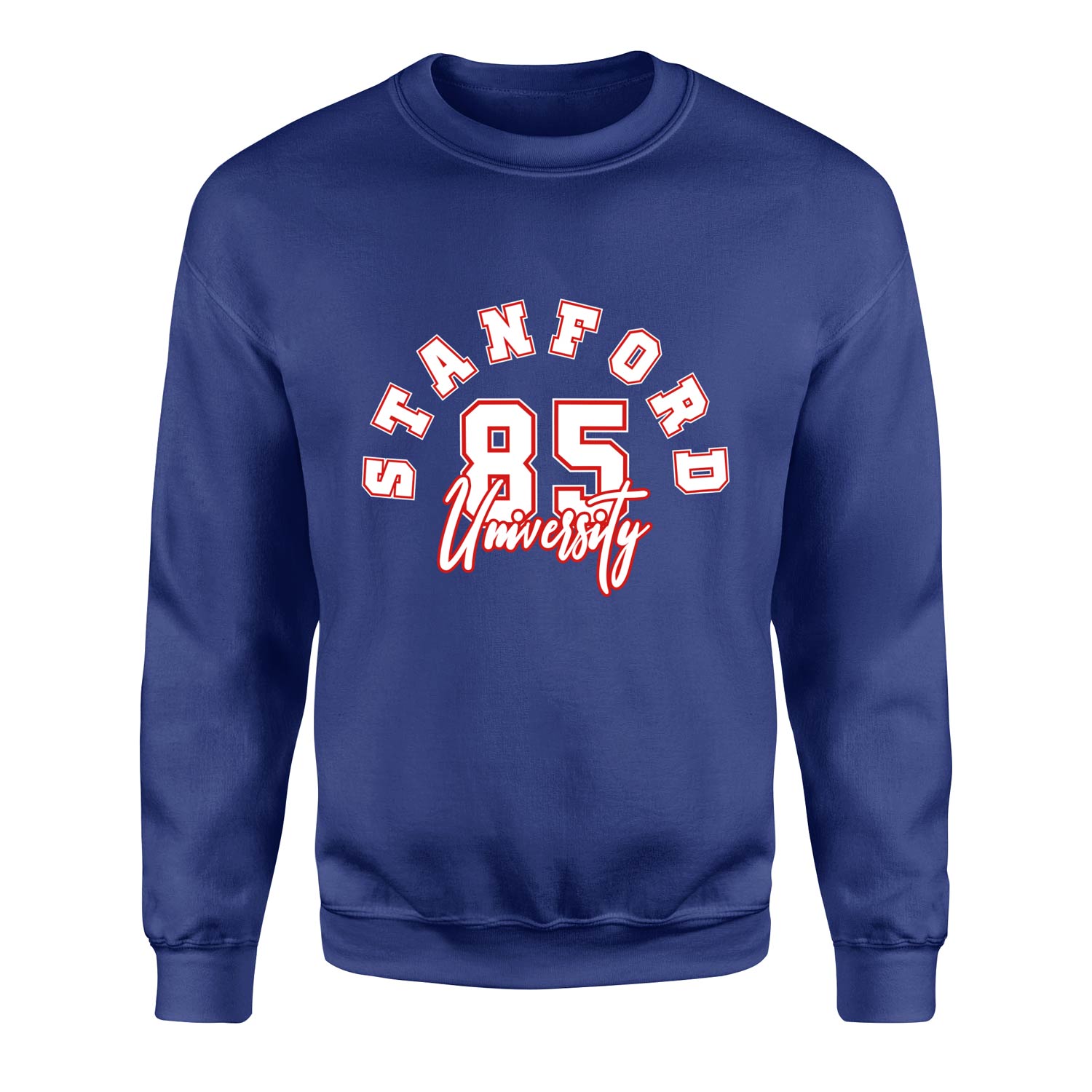 Stanford U Sweatshirt XL - İndigo Mavisi
