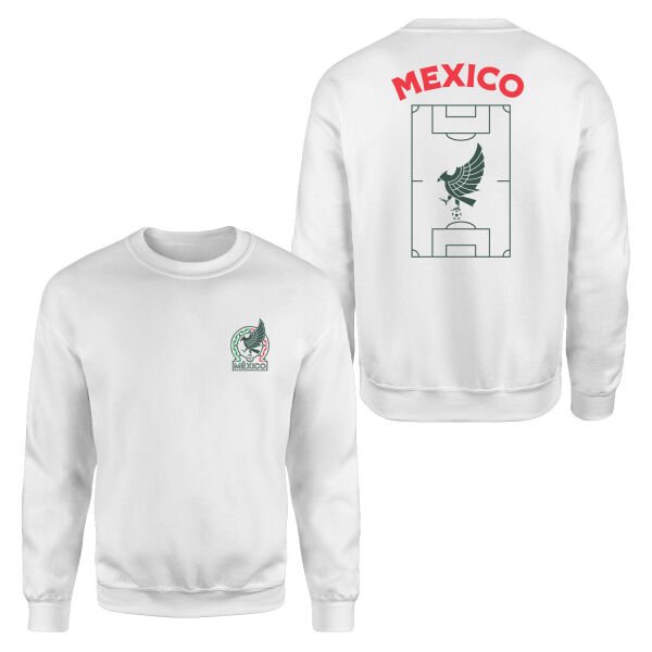 Meksika Dünya Kupası 2026 Sweatshirt S - Beyaz