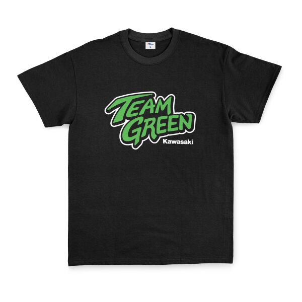 Team Green Kawasaki Racing Tişört L - Siyah