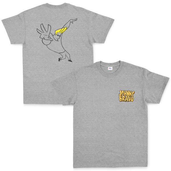 Man I’m Pretty | Johnny Bravo Tişört XL - Gri