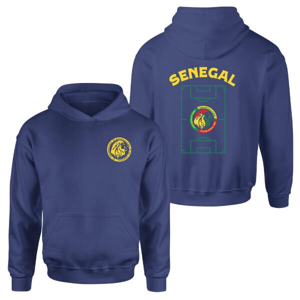 Senegal Dünya Kupası 2026 Hoodie L - İndigo Mavisi