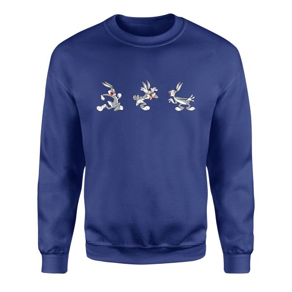 Bunnies Sweatshirt XL - İndigo Mavisi