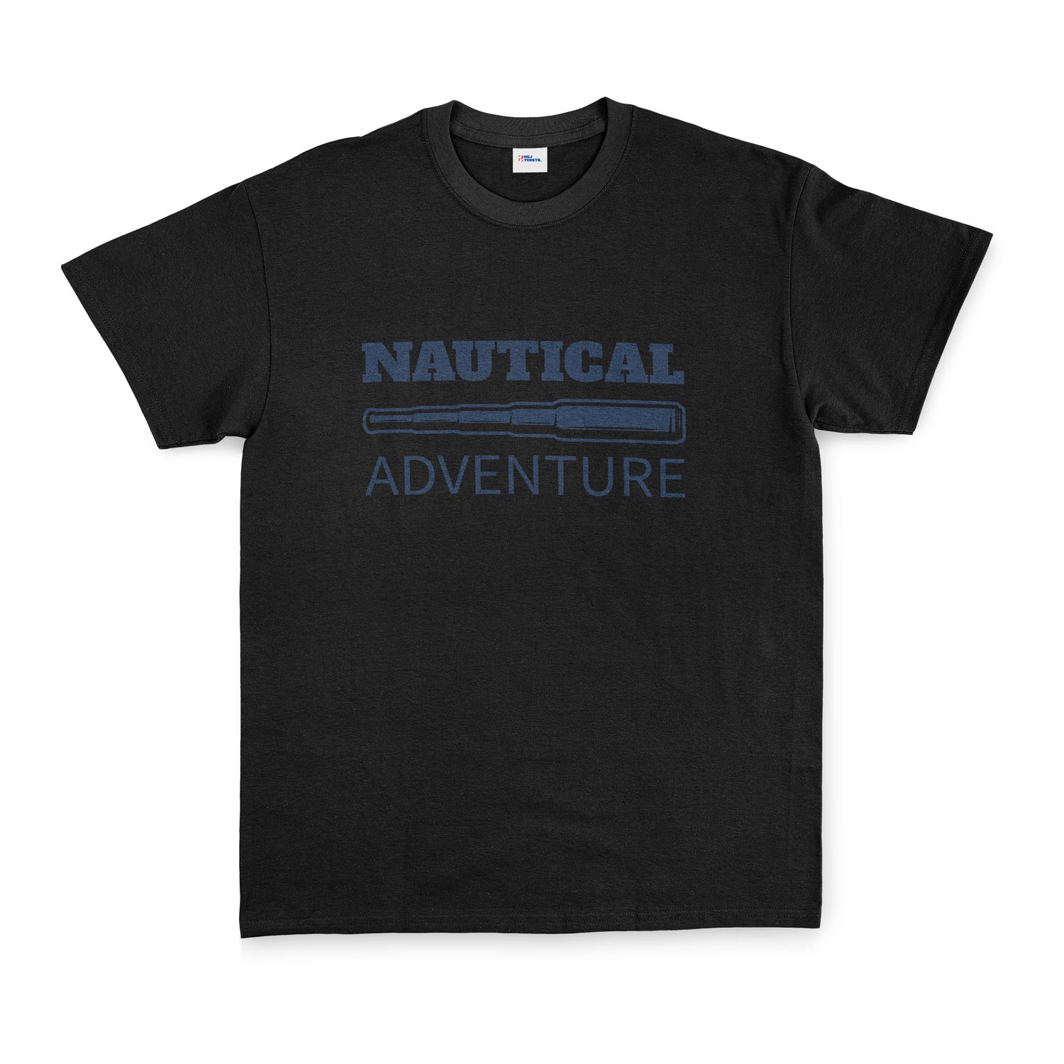 Nautical Adventure Denizci Tişört S - Siyah