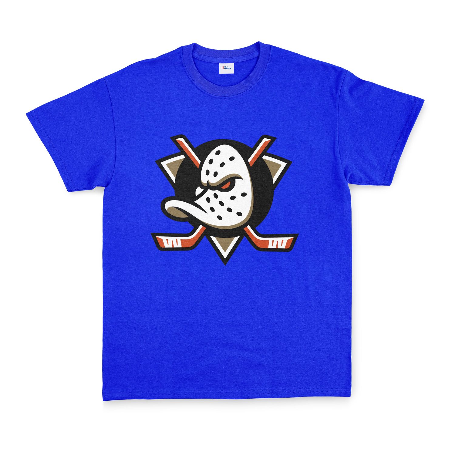 Anaheim Ducks Shield Tişört M - Mavi