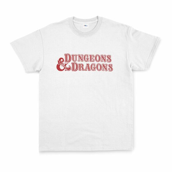 Dungeons & Dragons Tişört XL - Beyaz