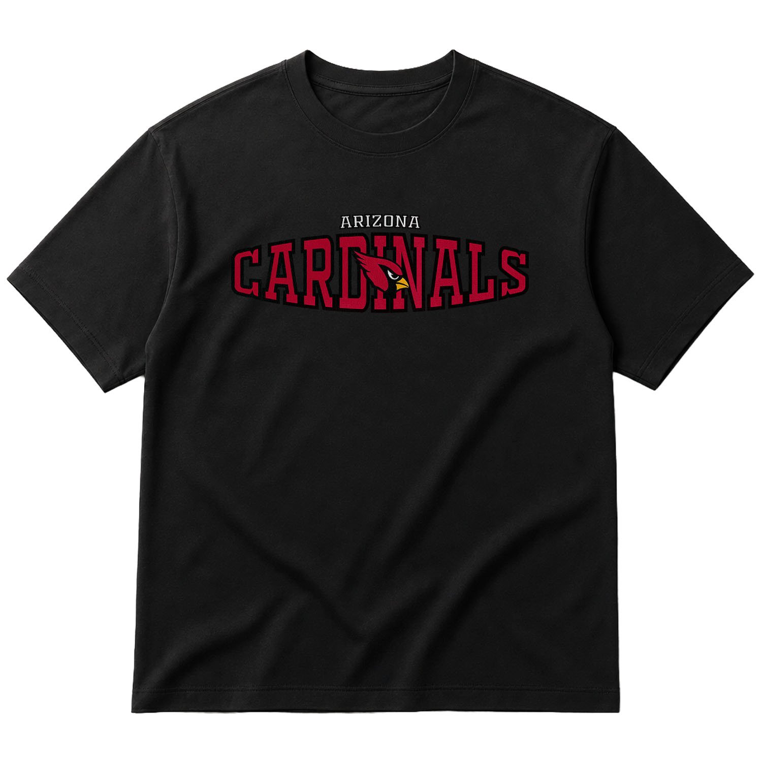 Arizona Cardinals Oversize Tişört XL - Siyah