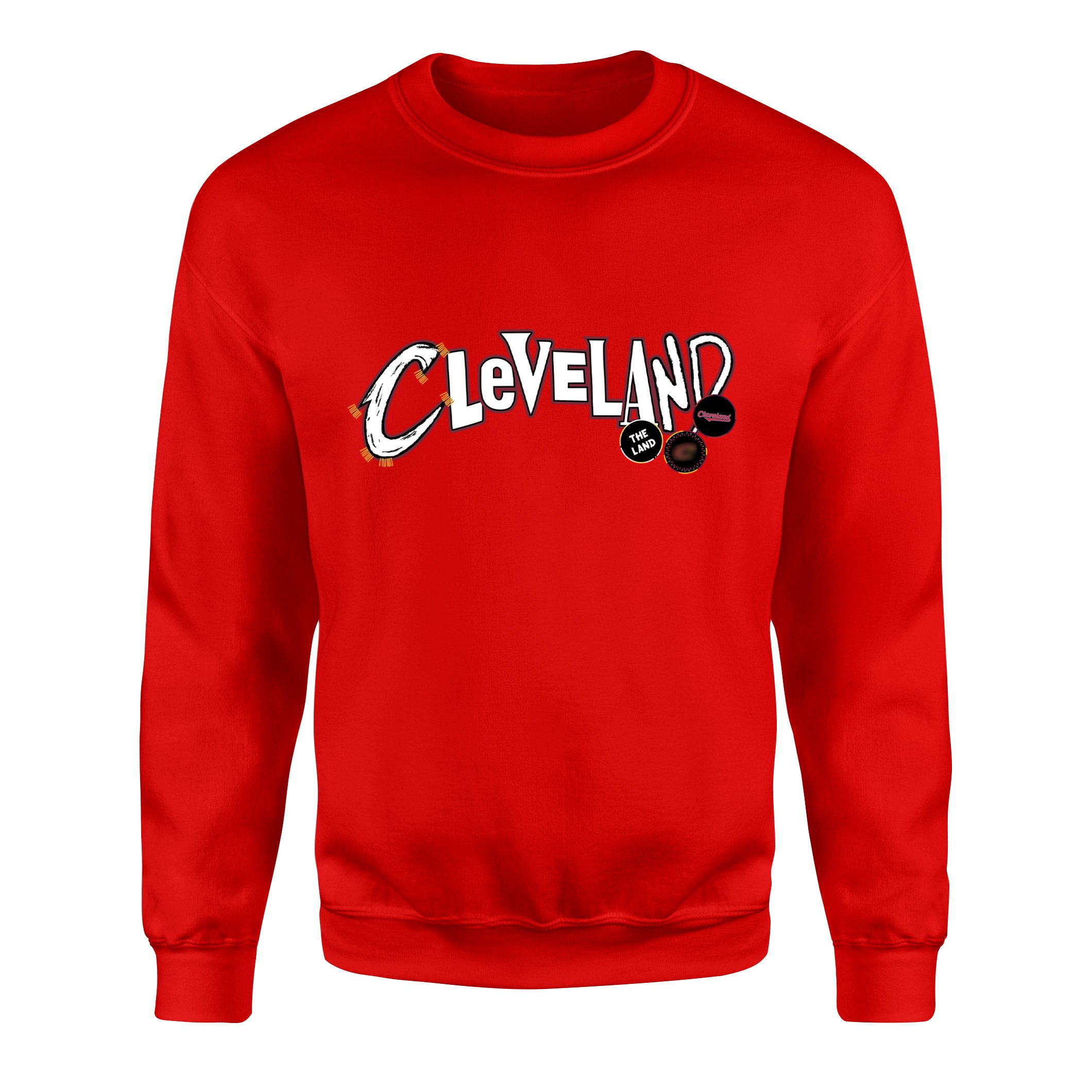 Cleveland The Land Sweatshirt M - Kırmızı