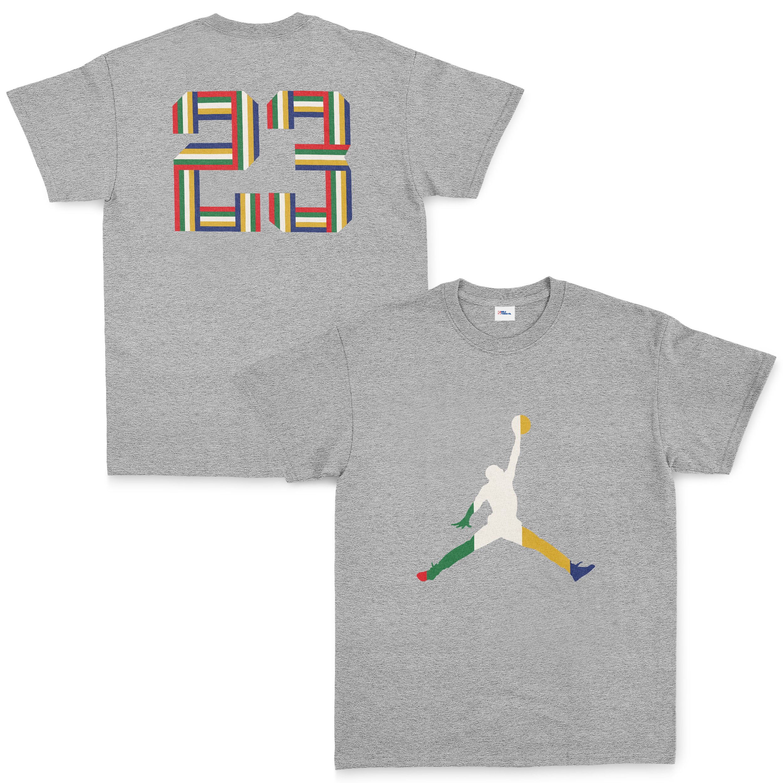 Air Jordan 23 PRISM Tişört XXL - Gri