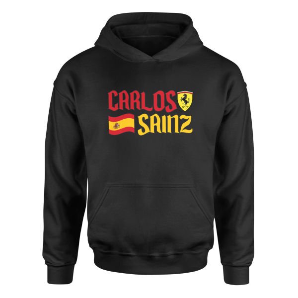 Carlos Sainz Spanish Matador Hoodie S - Siyah