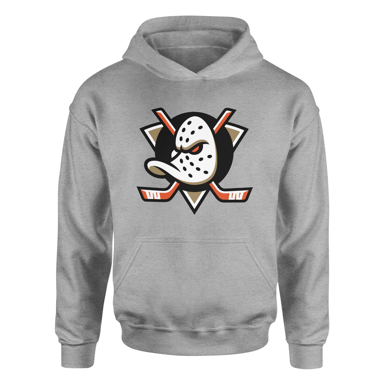 Anaheim Ducks Shield Hoodie XL - Gri