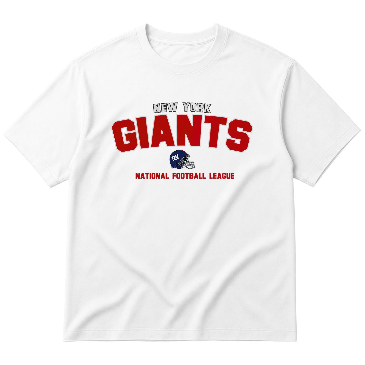 New York Giants NFL Oversize Tişört XL - Beyaz