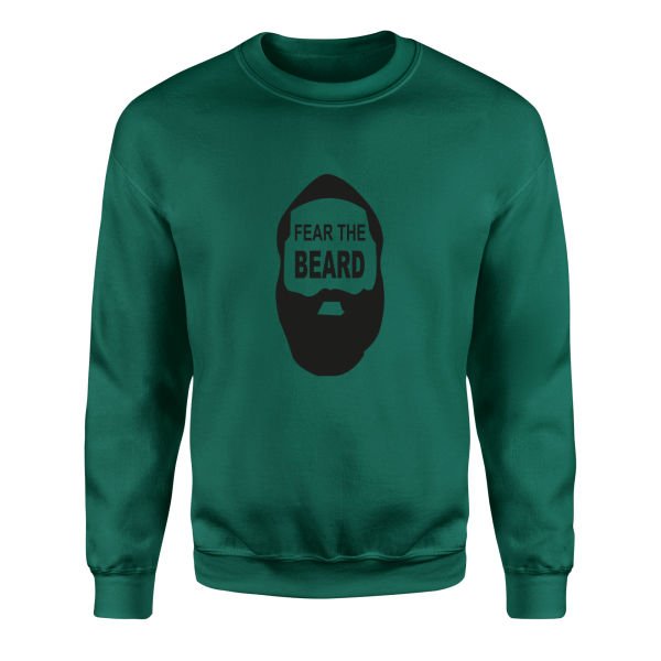 Fear the Beard | James Harden Sweatshirt M - Nefti Yeşili