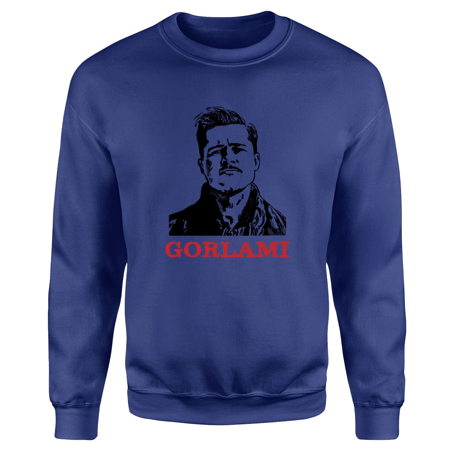 Gorlami | Brad Pitt Sweatshirt L - İndigo Mavisi