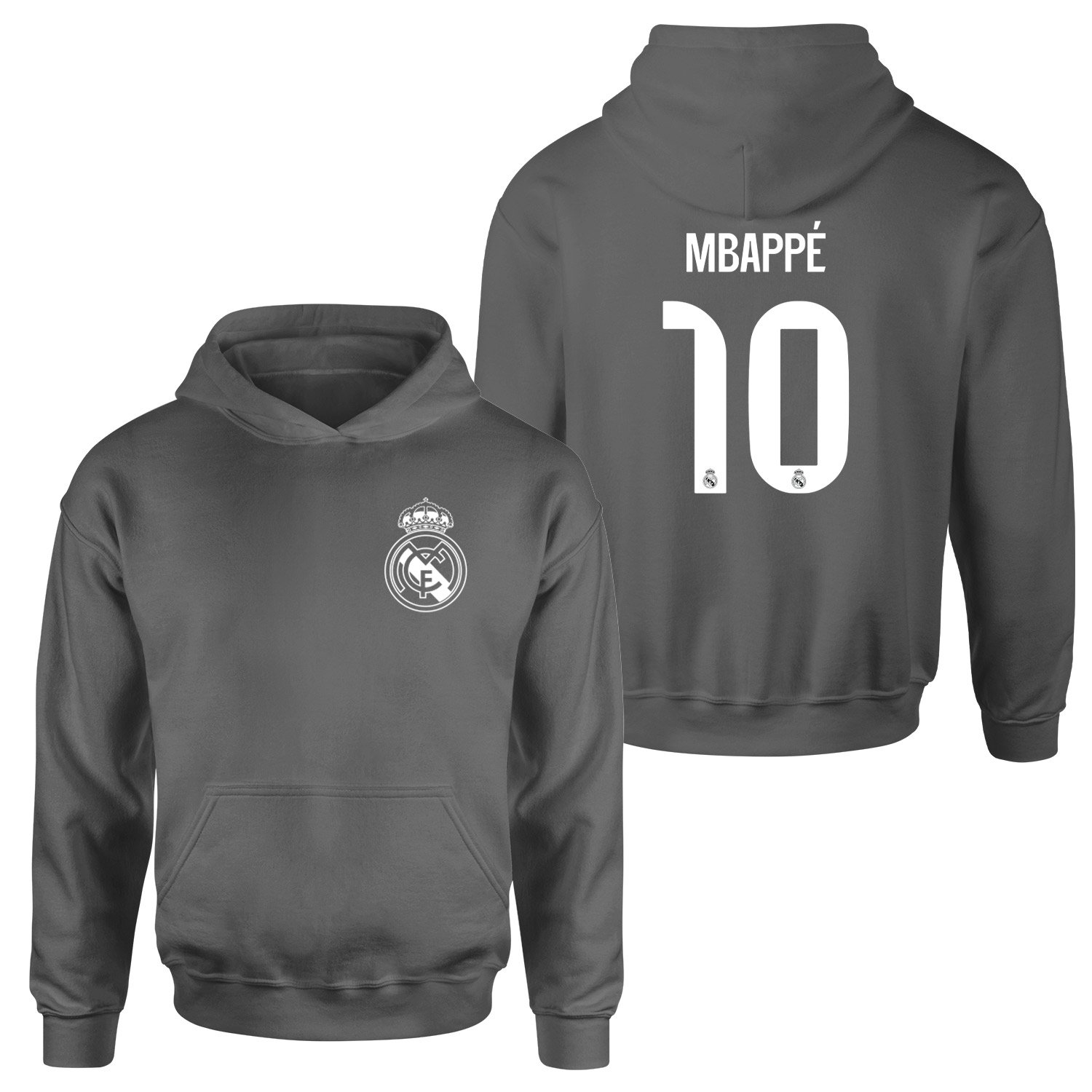 Kylian Mbappe RM WH Forma Hoodie M - Füme