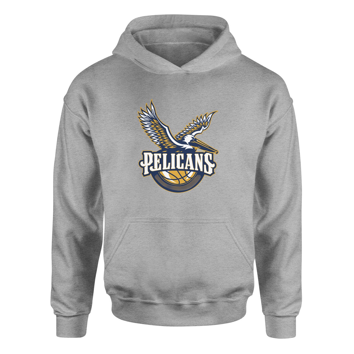 Pelicans Hoodie S - Gri