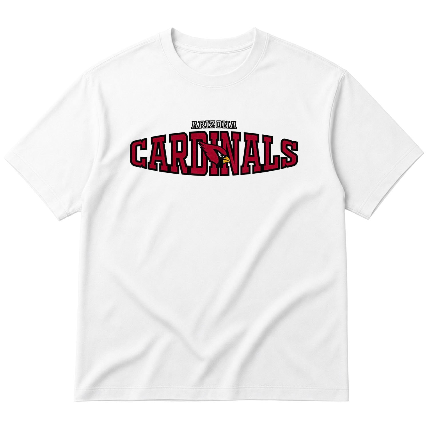 Arizona Cardinals Oversize Tişört S - Beyaz
