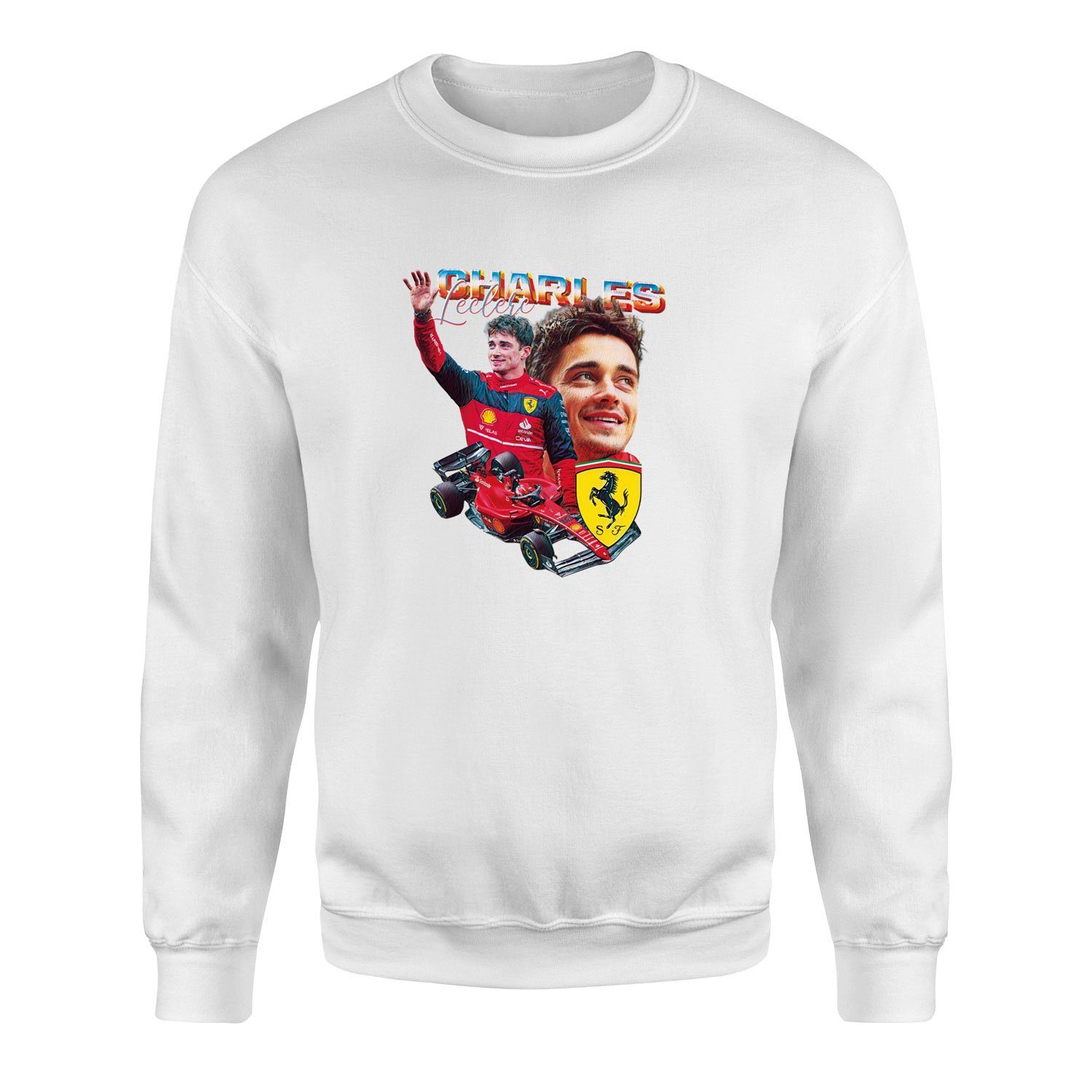 Charles Leclerc Sweatshirt S - Beyaz