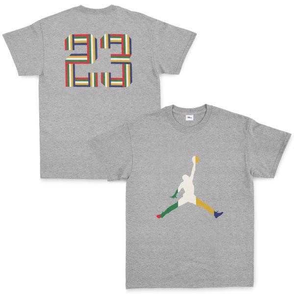 Air Jordan 23 PRISM Tişört L - Gri