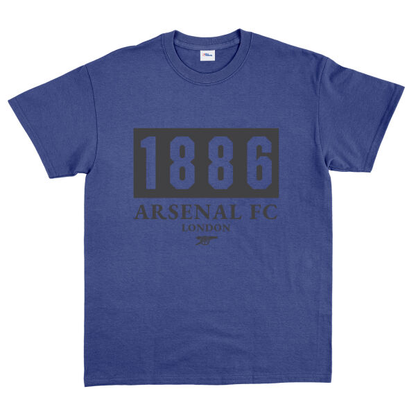 Arsenal Football Club 1886 Tişört S - İndigo Mavisi