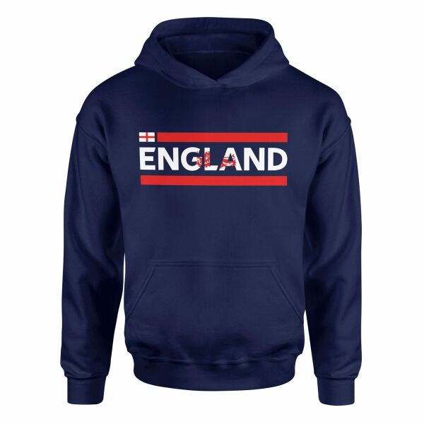 England Hoodie XL - İndigo Mavisi