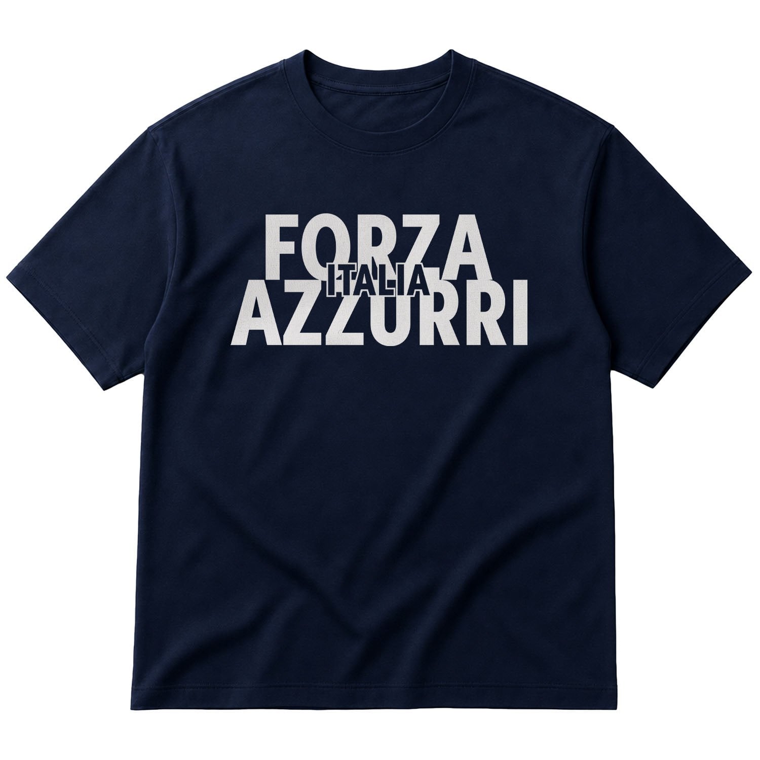 Forza Italia Forza Azzurri Oversize Tişört