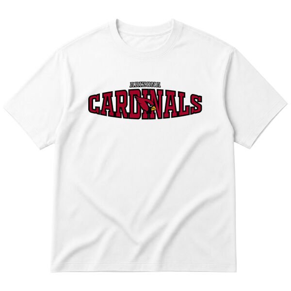 Arizona Cardinals Oversize Tişört M - Beyaz