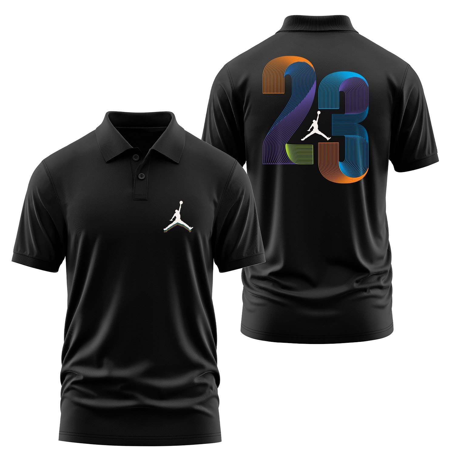 Air Jordan LC Polo Tişört S - Siyah