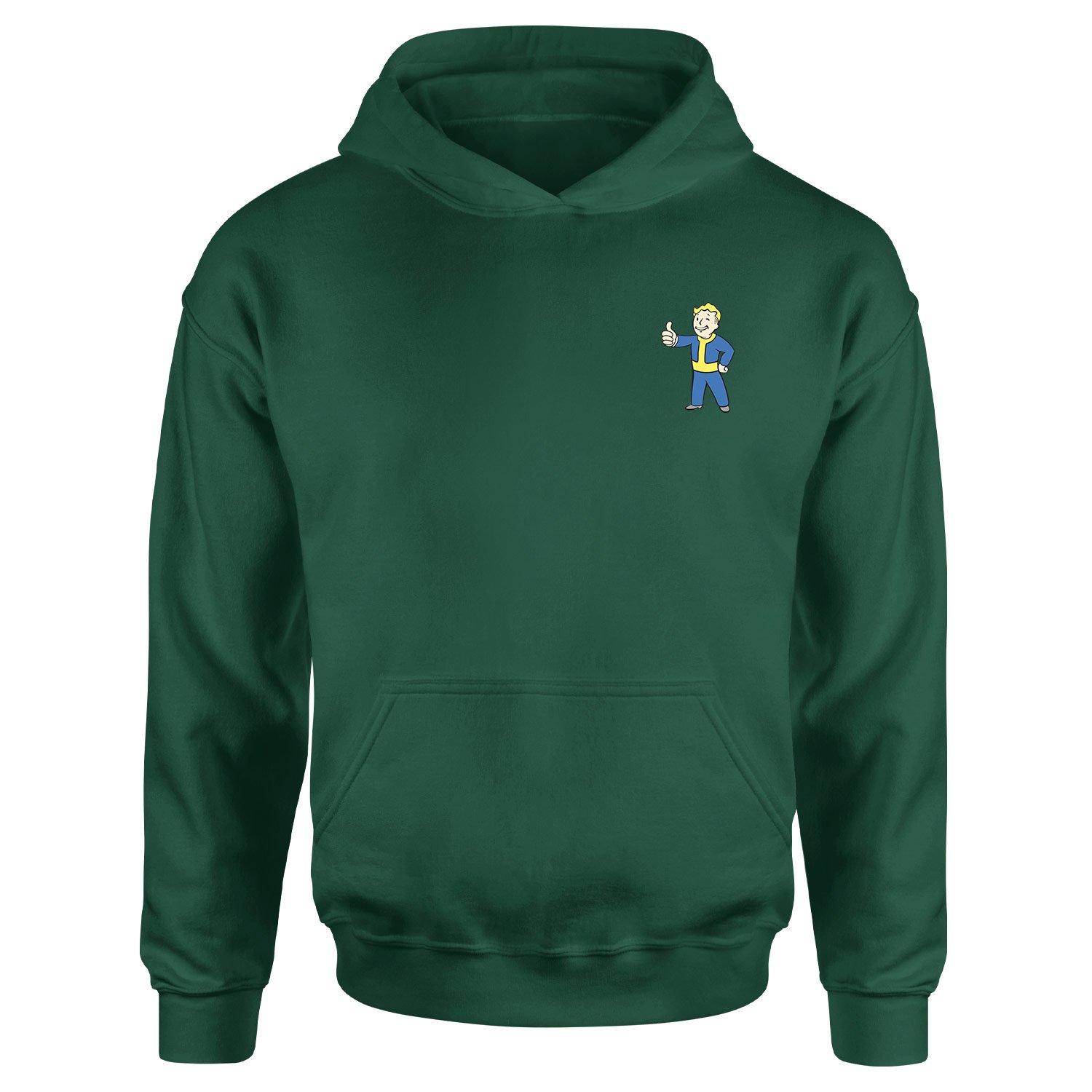 Vault Boy Hoodie S - Nefti Yeşili