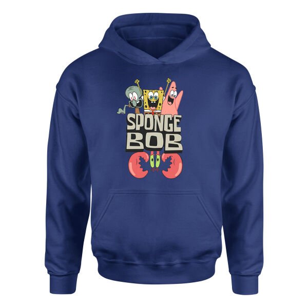 Sünger Bob Hoodie M - İndigo Mavisi
