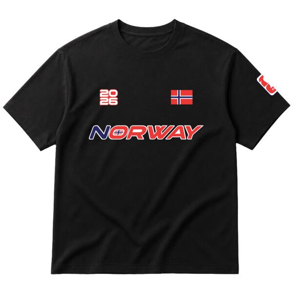 Norveç 2026 Oversize Tişört