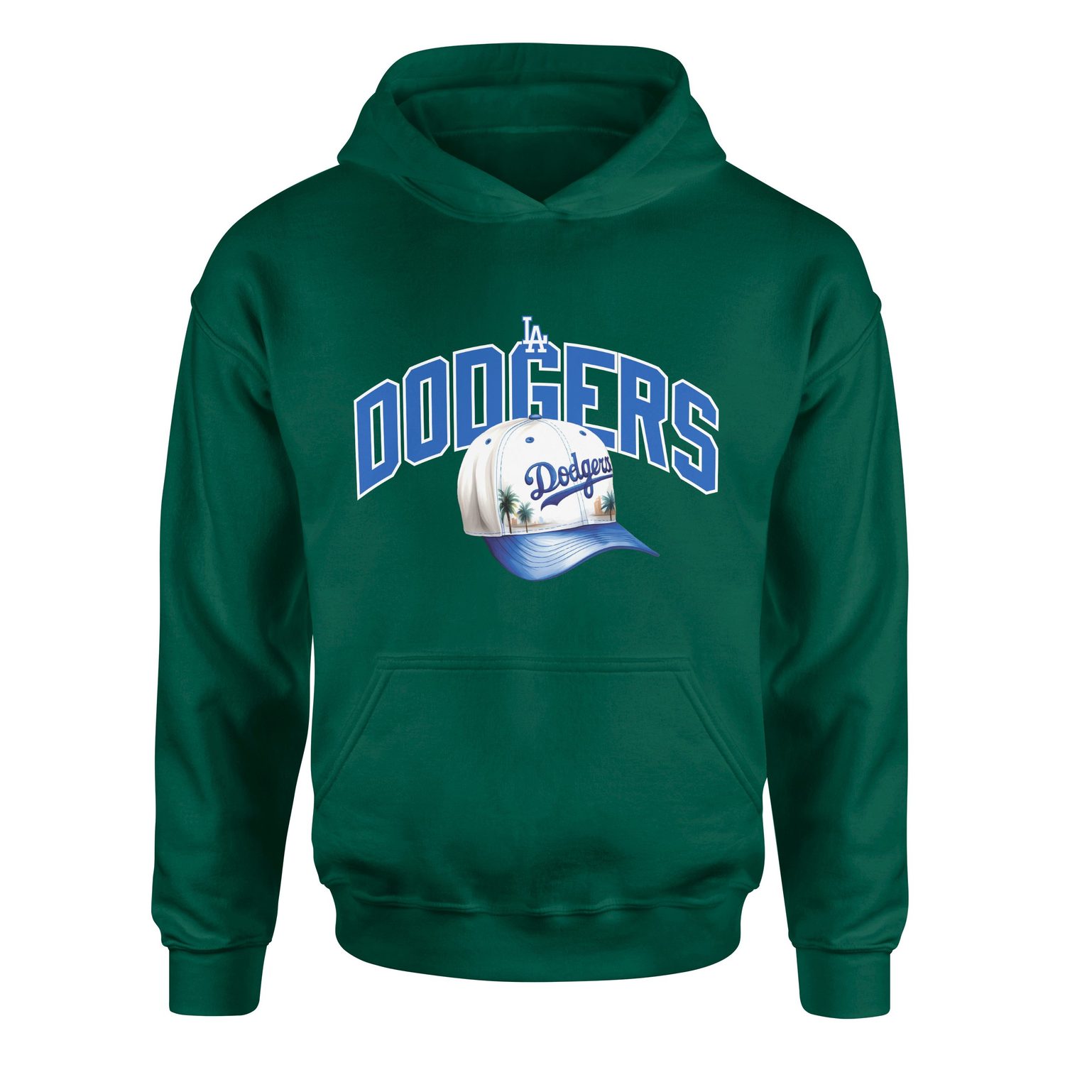 Welcome to California | Los Angeles Dodgers Hoodie S - Nefti Yeşili