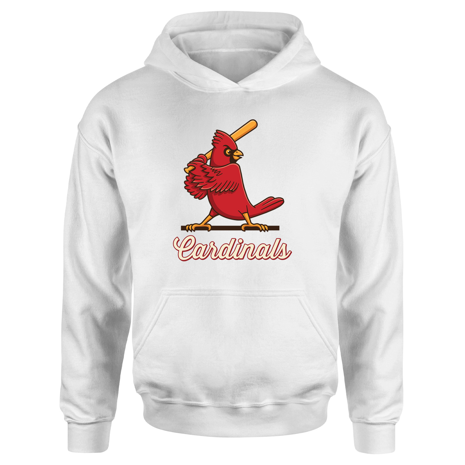 Cardinals Casual Hoodie L - Beyaz