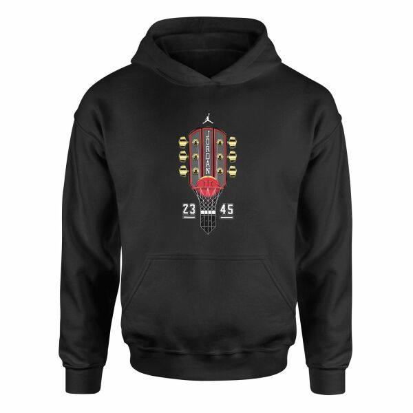 Air Jordan Guitar Hoodie XL - Siyah