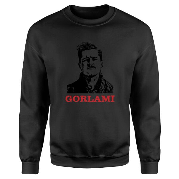 Gorlami | Brad Pitt Sweatshirt L - Siyah
