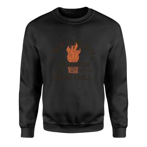 NYC Eastern DVSN Sweatshirt S - Siyah