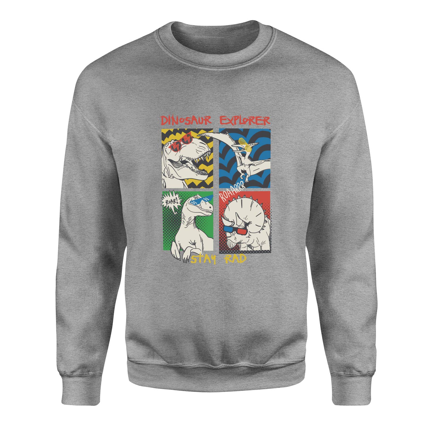 Dinosaur Explorer Sweatshirt XL - Gri