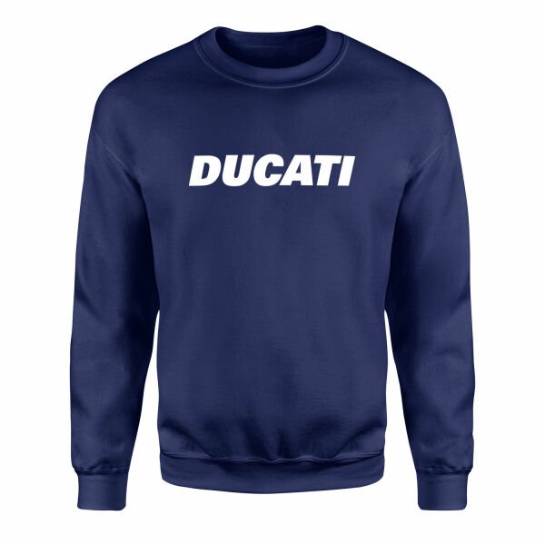 Ducati White Sweatshirt S - İndigo Mavisi