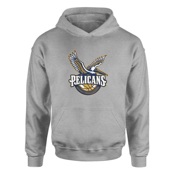 Pelicans Hoodie L - Gri