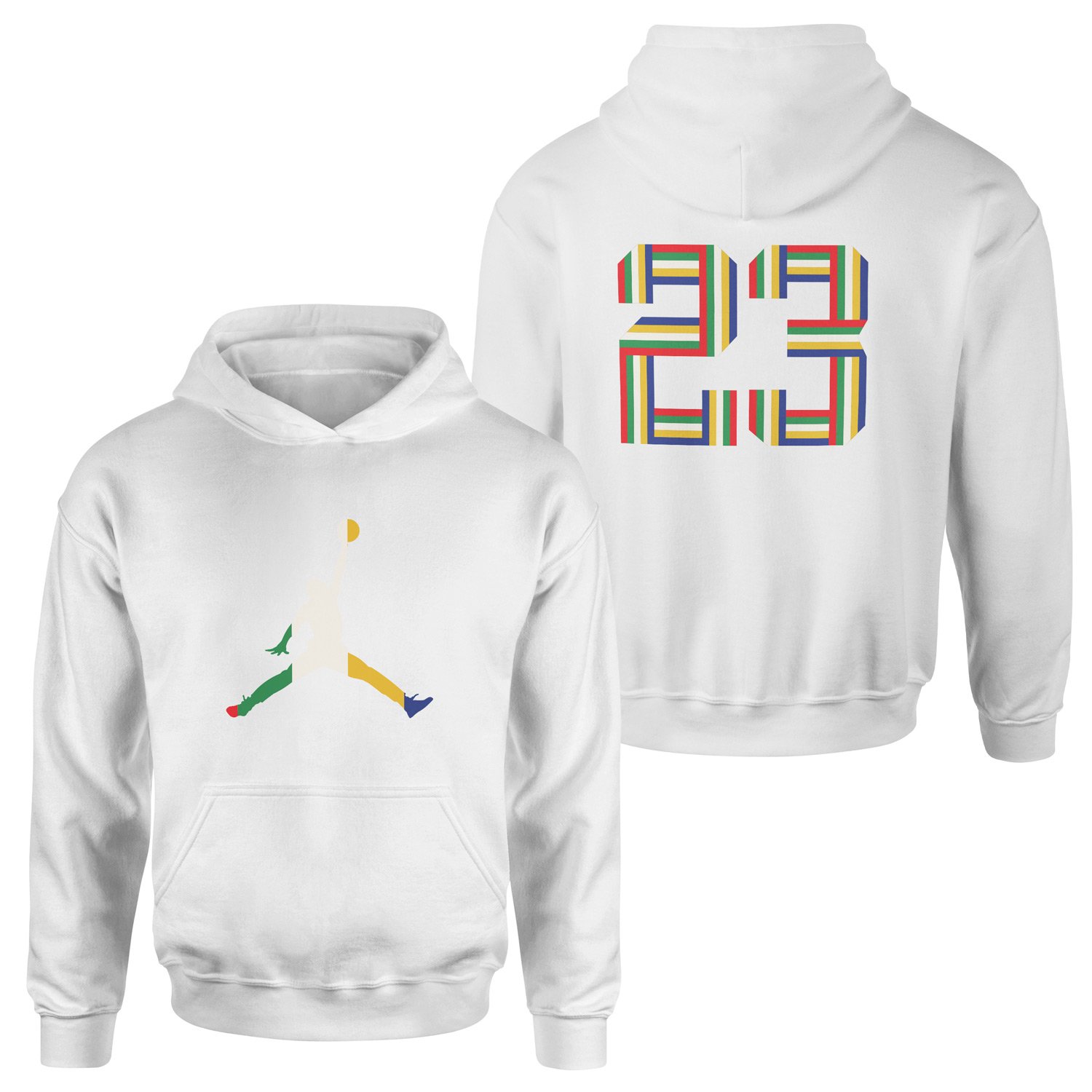 Air Jordan 23 PRISM Hoodie L - Beyaz