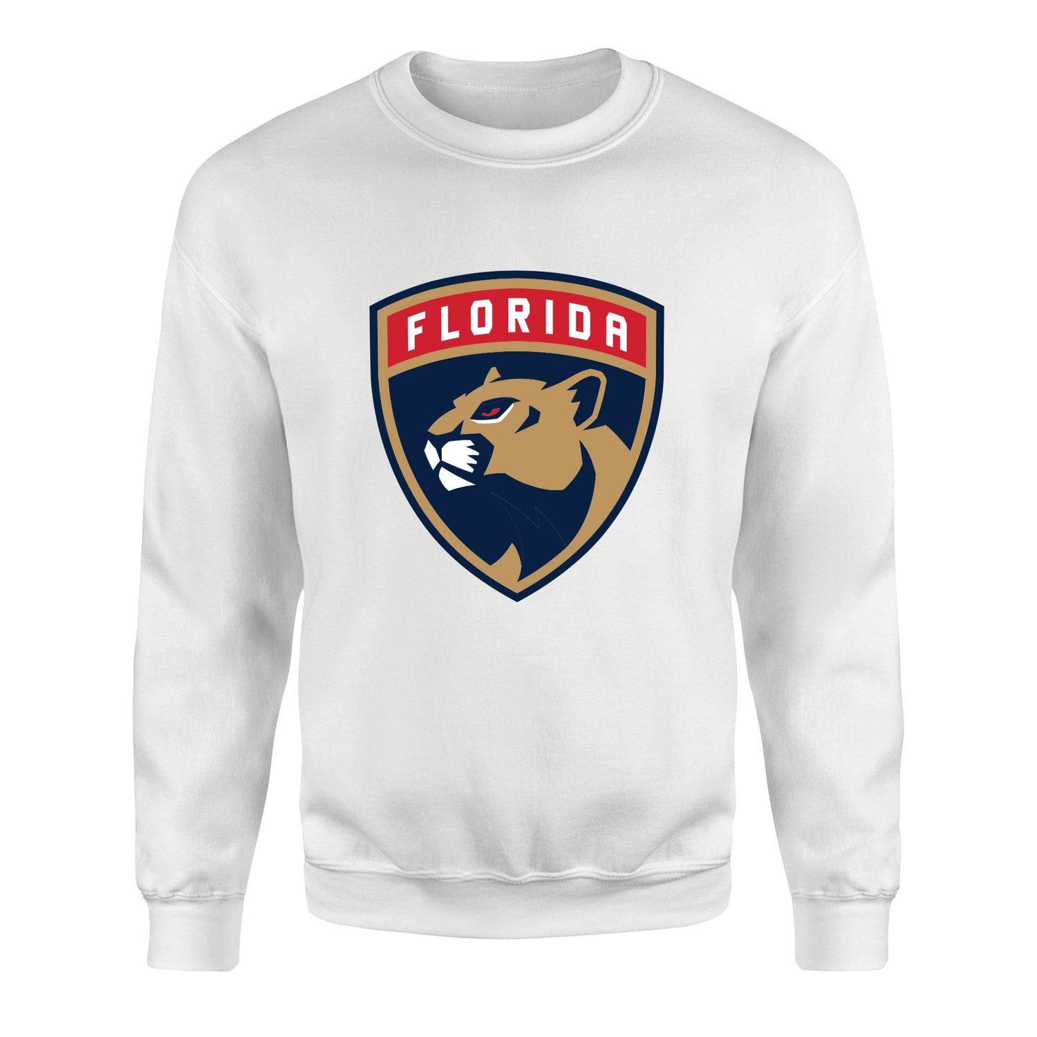 Florida Panthers Shield Sweatshirt XL - Beyaz