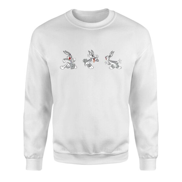 Bunnies Sweatshirt M - Beyaz