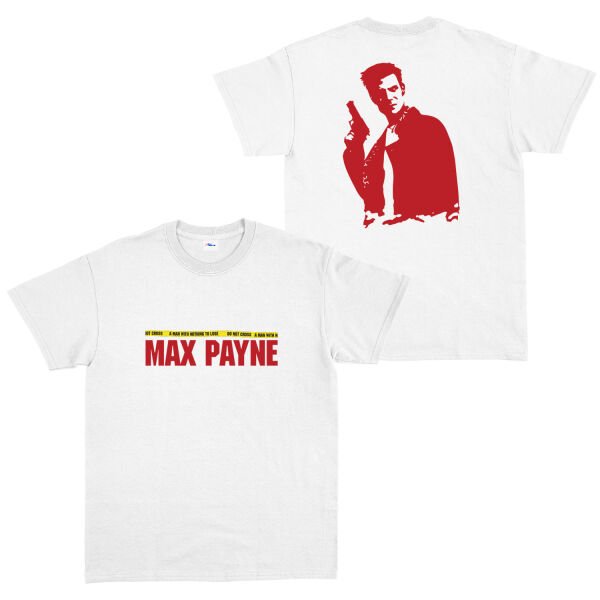 Max Payne Tişört M - Beyaz