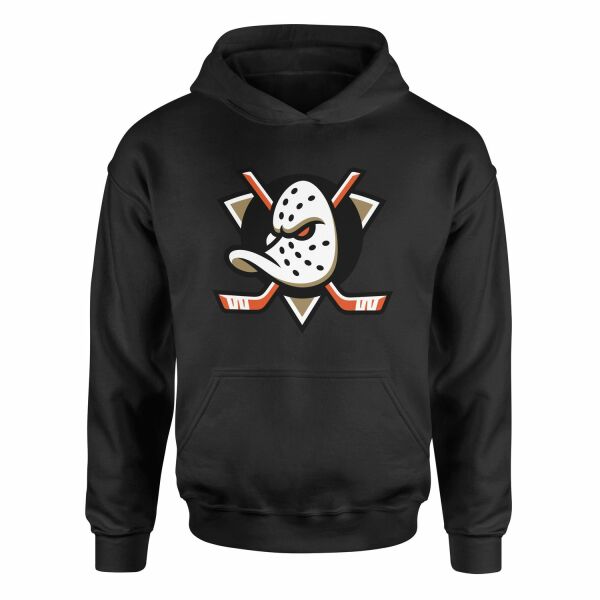 Anaheim Ducks Shield Hoodie S - Siyah