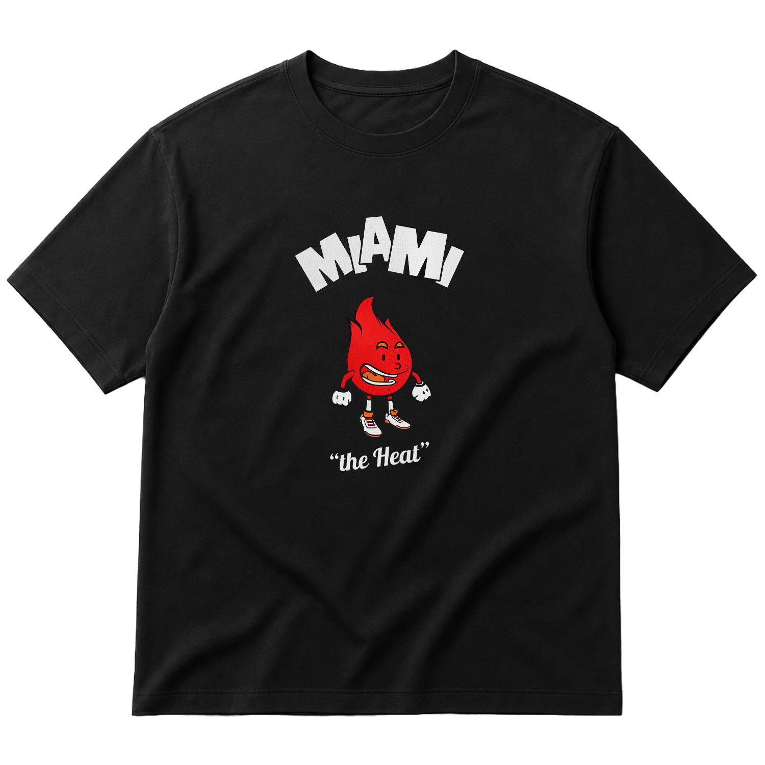 Miami Cartoon Oversize Tişört