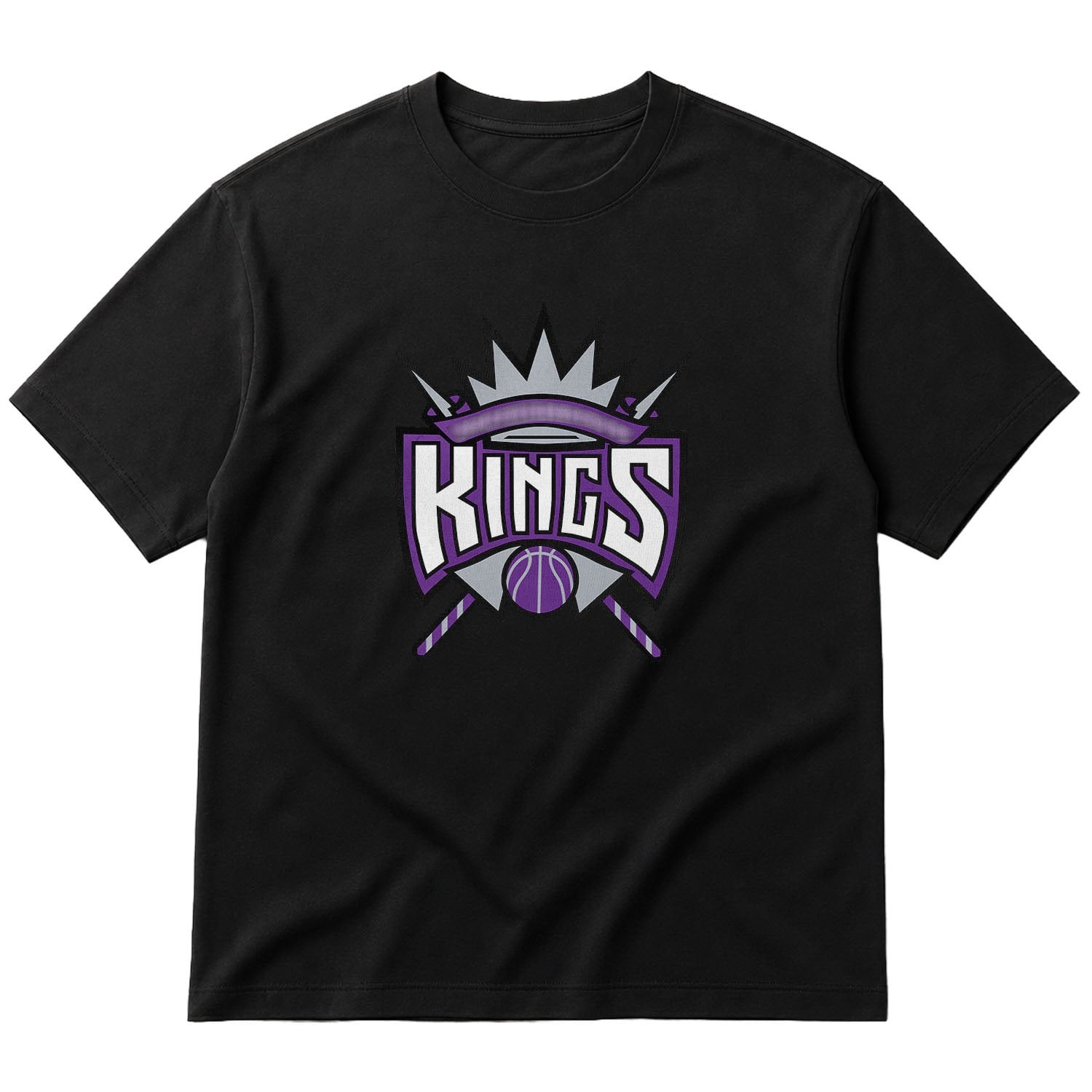 Kings Oversize Tişört L - Siyah