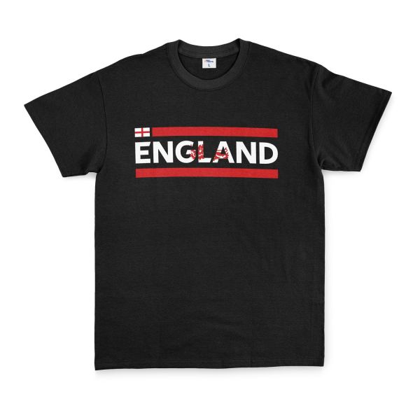 England Tişört S - Siyah